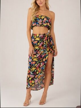 Show Me Your Mumu SET Fruity Tango Wrap Me Up Skirt & Bandeau 39150 8149